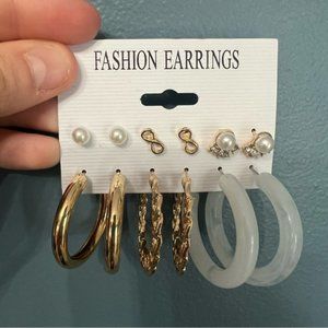 Fashion earrings set! Brand new, never worn, all have backs, came from Amazon